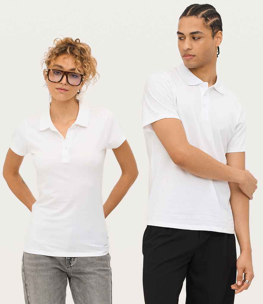 SOL'S Ladies Prescott Cotton Jersey Polo Shirt