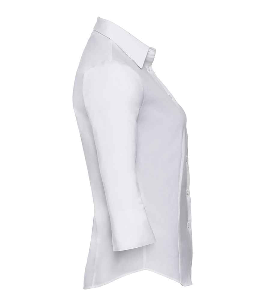 Russell Athletic Collection Ladies 3/4 Sleeve Easy Care Fitted Shirt