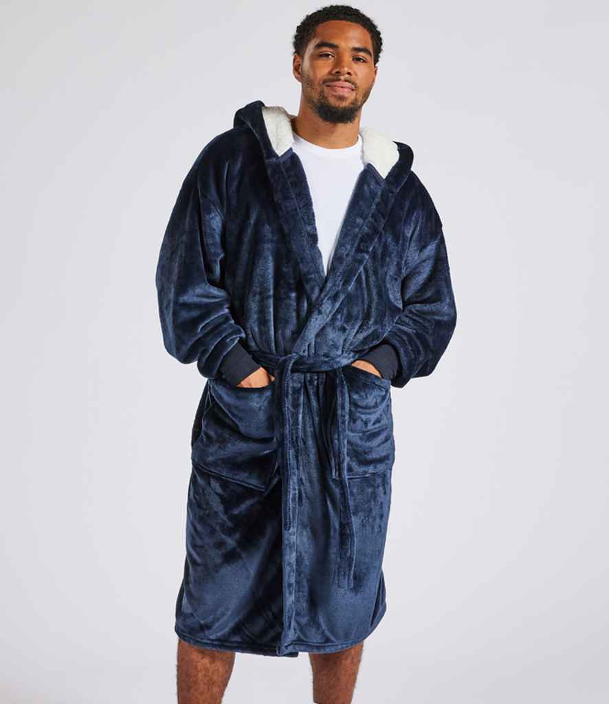 Brand Lab Unisex Hooded Cuffed Robe