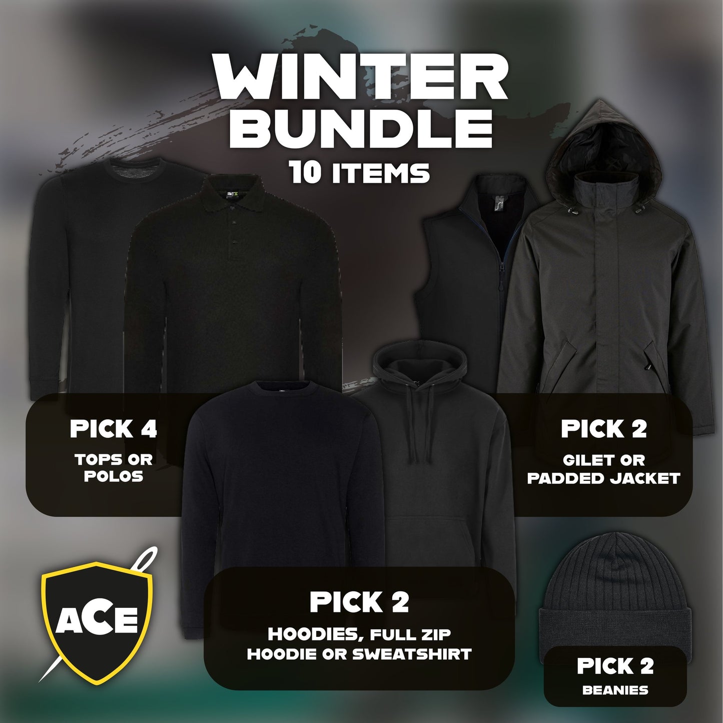 Winter Embroidered Bundle