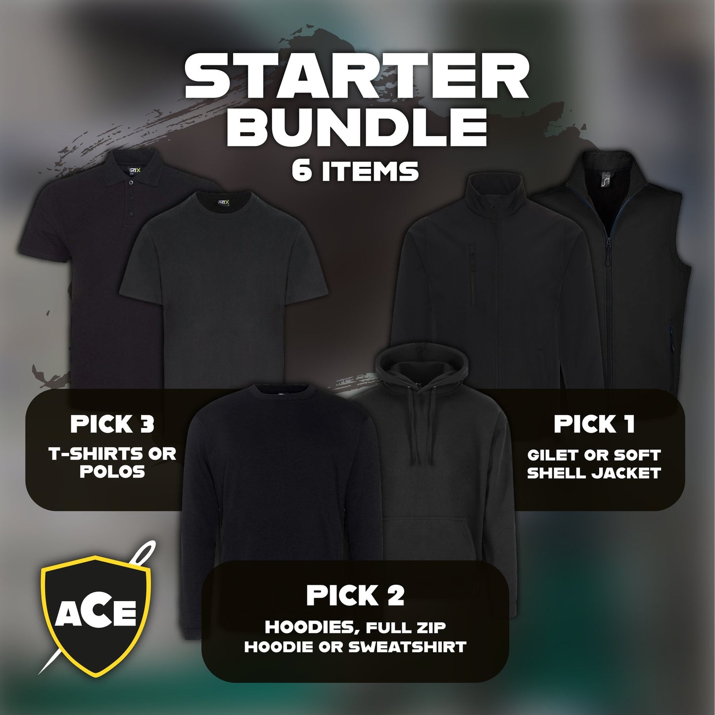 Starter Embroidered Bundle