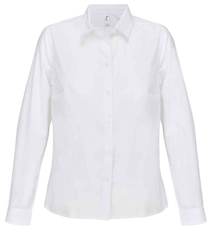 SOL'S Ladies Bailey Long Sleeve Poplin Shirt