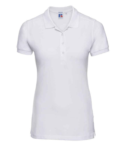 Russell Athletic Ladies Stretch Piqué Polo Shirt