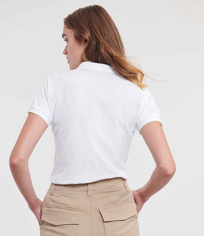 Russell Athletic Ladies Stretch Piqué Polo Shirt