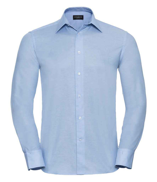Russell Athletic Collection Long Sleeve Tailored Oxford Shirt