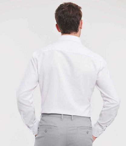 Russell Athletic Collection Long Sleeve Tailored Oxford Shirt