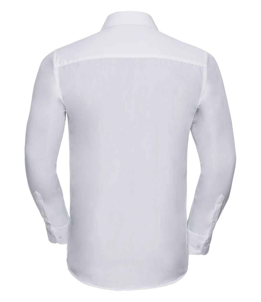 Russell Athletic Collection Long Sleeve Tailored Poplin Shirt