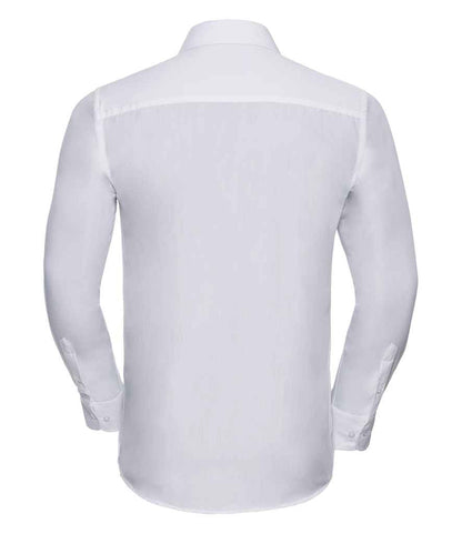Russell Athletic Collection Long Sleeve Tailored Poplin Shirt