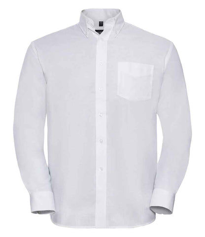 Russell Athletic Collection Long Sleeve Easy Care Oxford Shirt