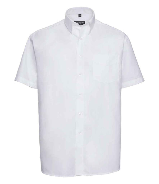 Russell Athletic Collection Short Sleeve Easy Care Oxford Shirt