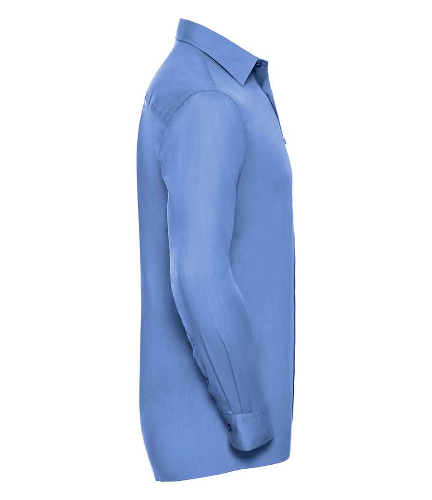 Russell Athletic Collection Long Sleeve Easy Care Poplin Shirt