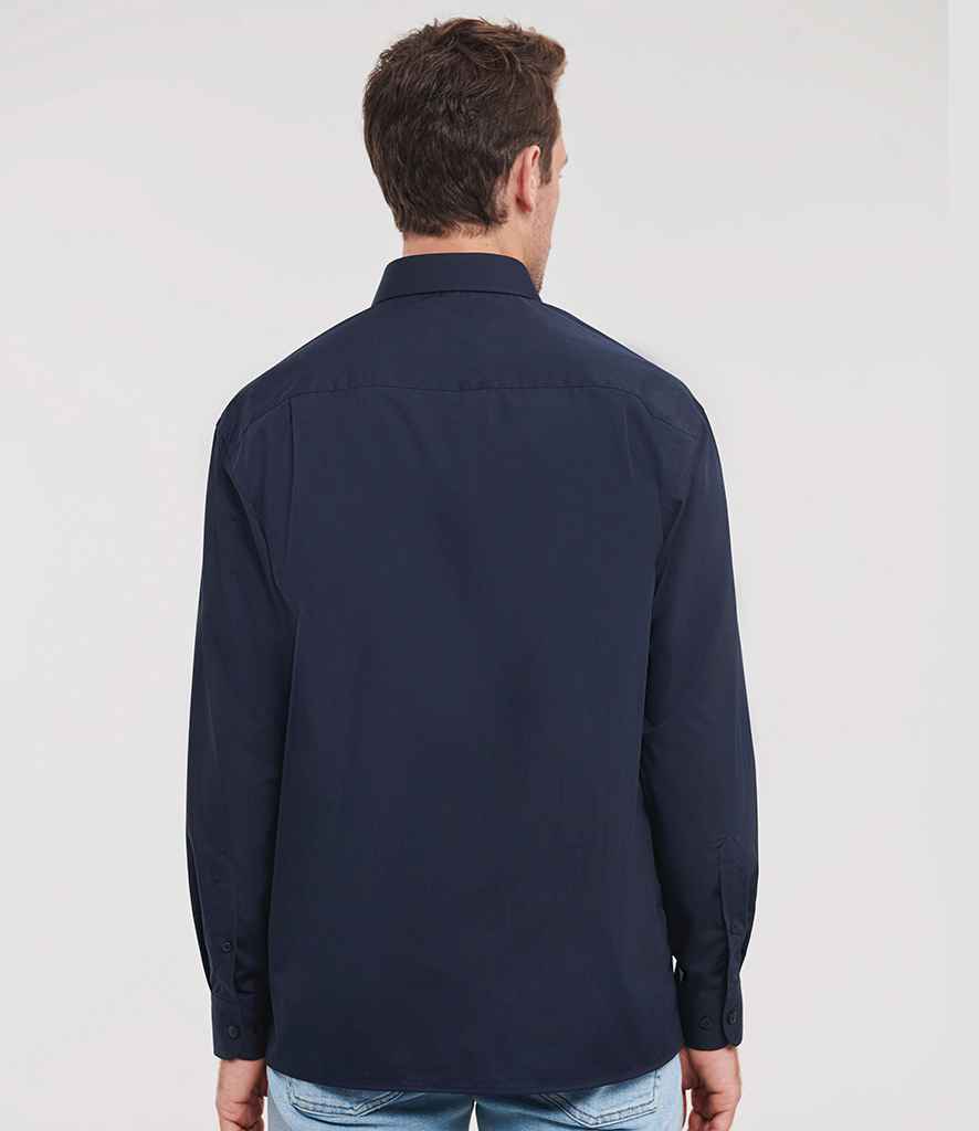Russell Athletic Collection Long Sleeve Easy Care Poplin Shirt