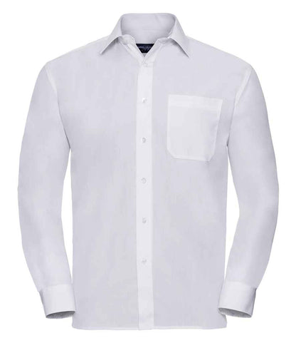 Russell Athletic Collection Long Sleeve Easy Care Poplin Shirt