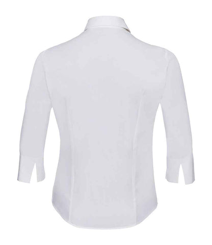 Russell Athletic Collection Ladies 3/4 Sleeve Easy Care Fitted Shirt