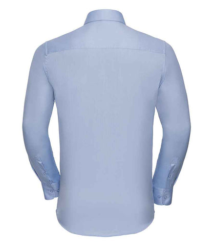 Russell Athletic Collection Long Sleeve Herringbone Shirt