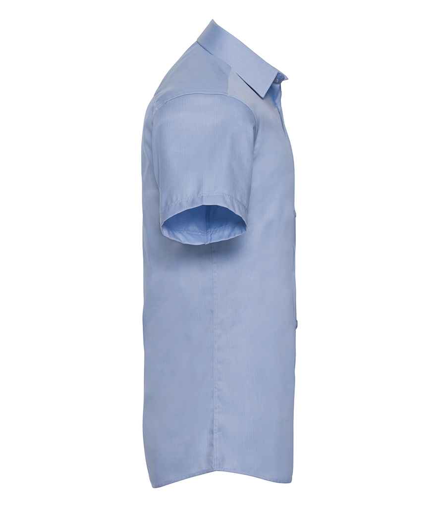 Russell Athletic Collection Short Sleeve Herringbone Shirt