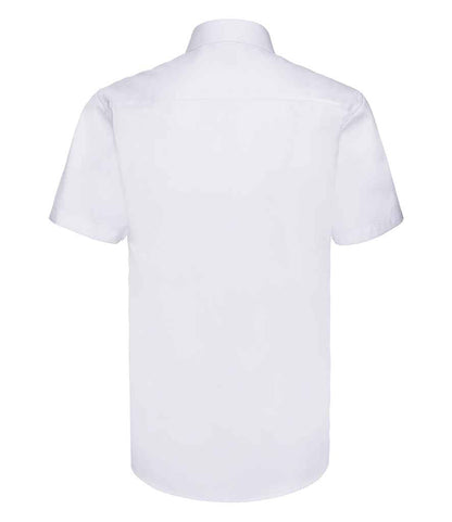 Russell Athletic Collection Short Sleeve Herringbone Shirt
