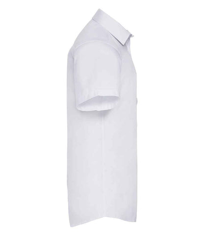 Russell Athletic Collection Short Sleeve Herringbone Shirt