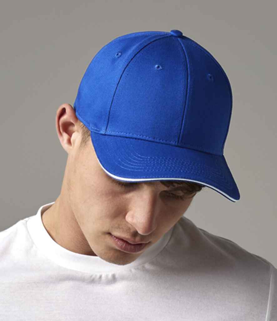 Beechfield EarthAware® Classic Organic Cotton 6 Panel Sandwich Peak Cap