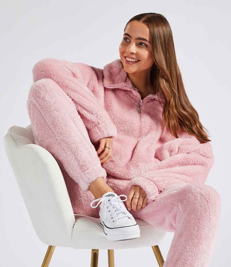 Brand Lab Ladies Fluffy 1/4 Zip Fleece