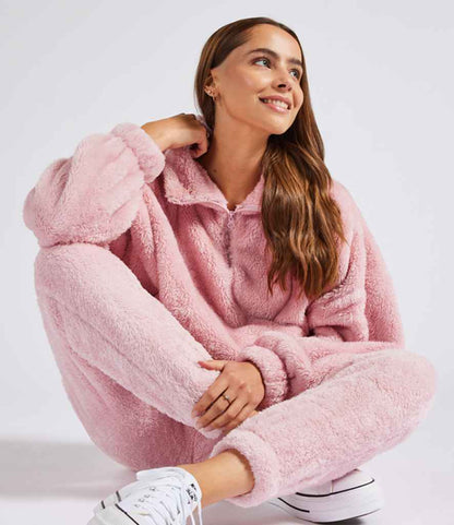 Brand Lab Ladies Fluffy 1/4 Zip Fleece