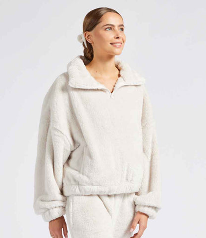 Brand Lab Ladies Fluffy 1/4 Zip Fleece