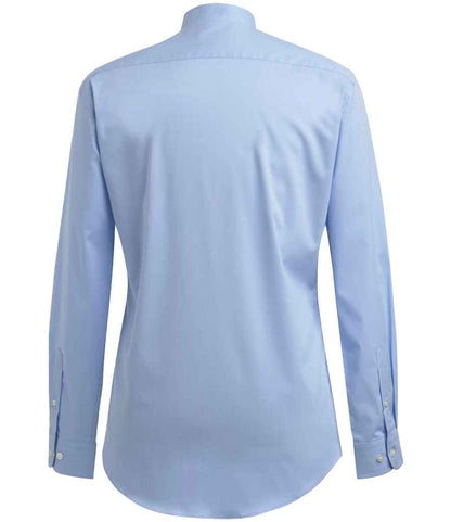 Brook Taverner Volterra Long Sleeve Grandad Collar Shirt