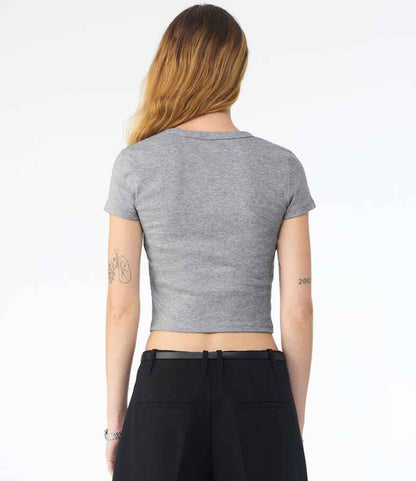 Bella Ladies Micro Rib Baby T-Shirt