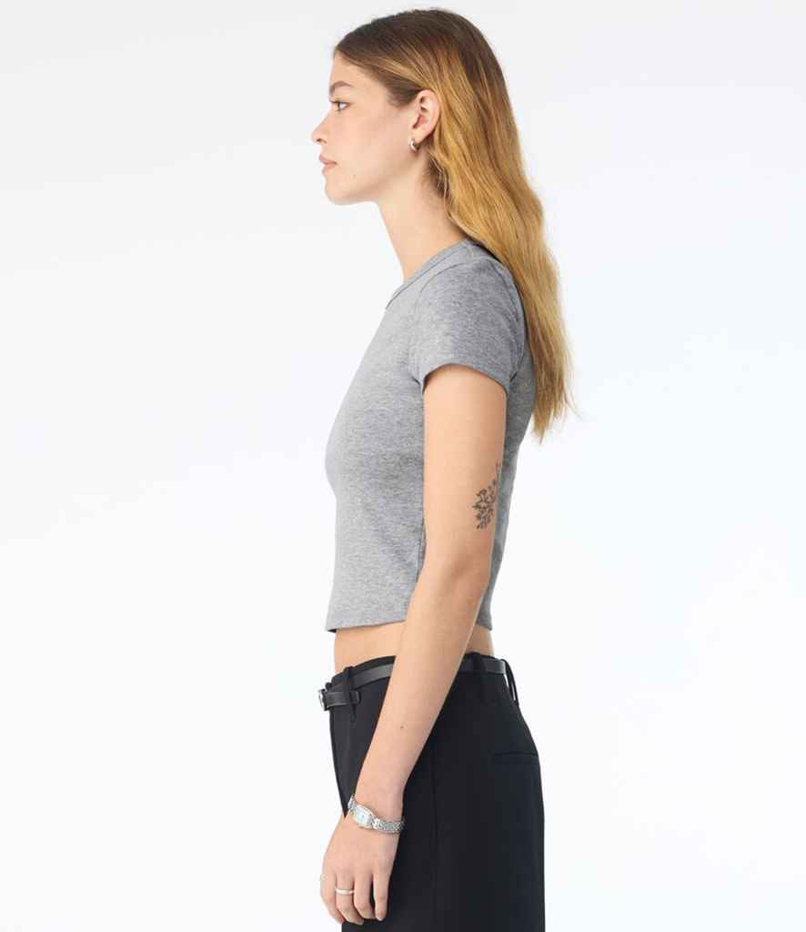 Bella Ladies Micro Rib Baby T-Shirt