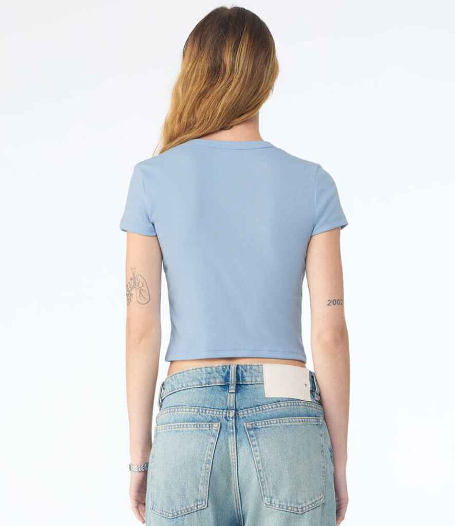 Bella Ladies Micro Rib Baby T-Shirt