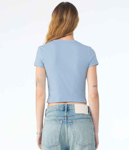 Bella Ladies Micro Rib Baby T-Shirt