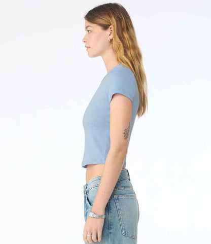 Bella Ladies Micro Rib Baby T-Shirt