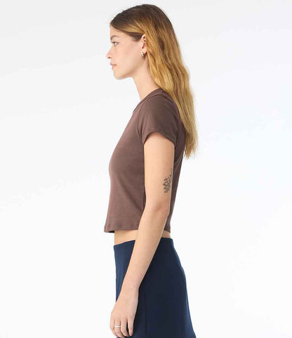 Bella Ladies Micro Rib Baby T-Shirt