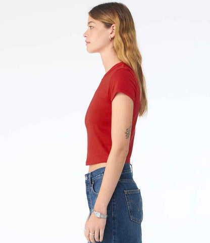 Bella Ladies Micro Rib Baby T-Shirt