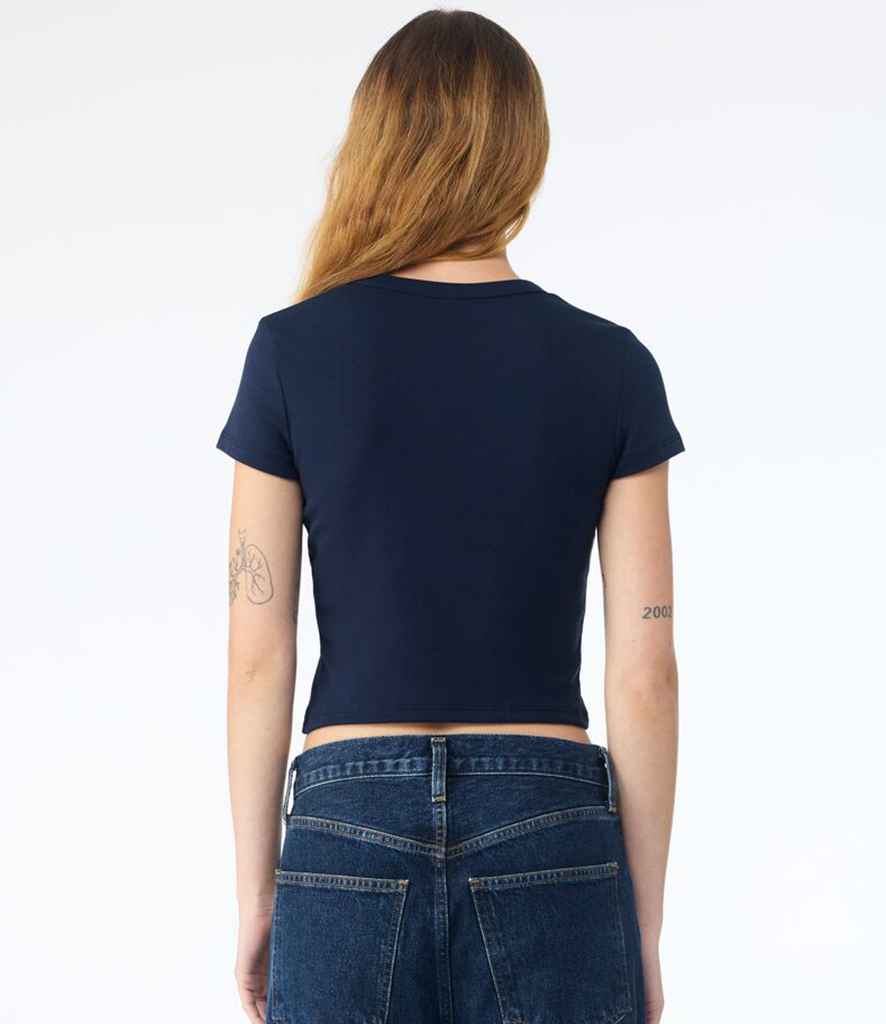 Bella Ladies Micro Rib Baby T-Shirt