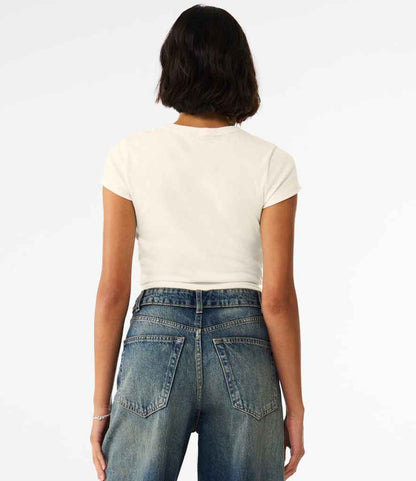 Bella Ladies Micro Rib Baby T-Shirt