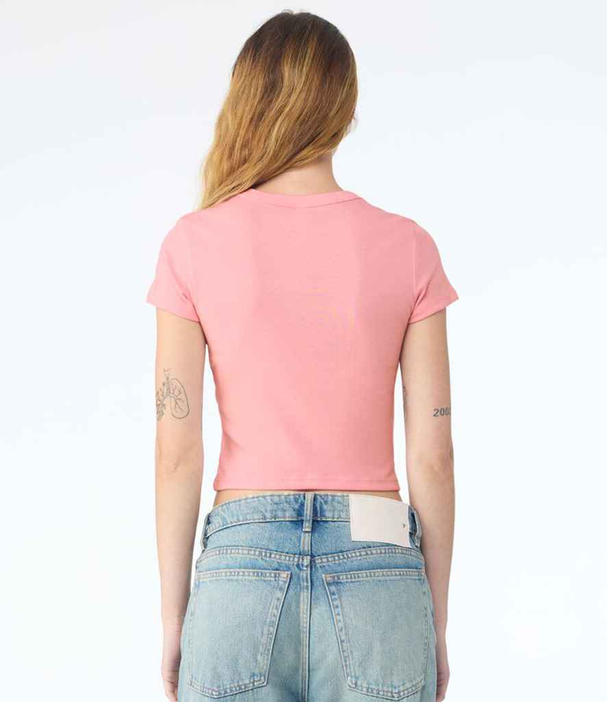 Bella Ladies Micro Rib Baby T-Shirt
