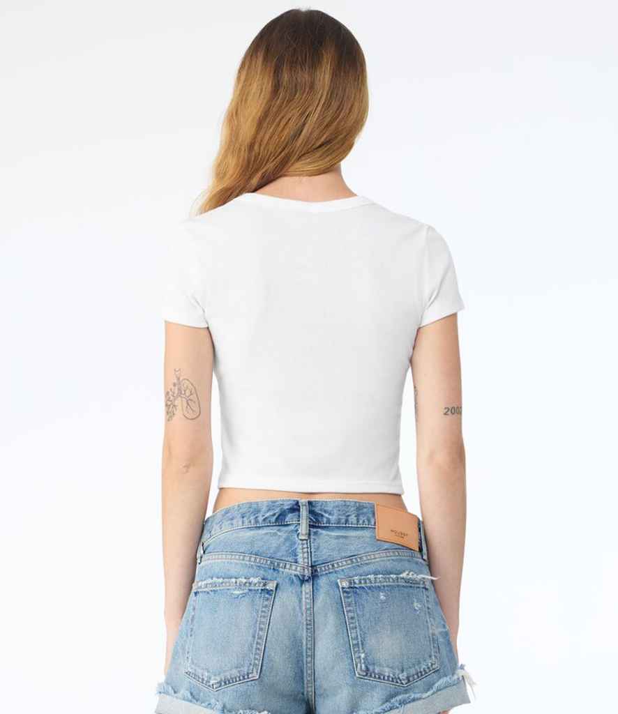Bella Ladies Micro Rib Baby T-Shirt