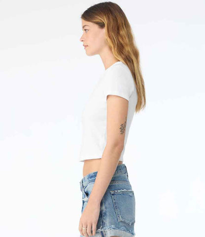 Bella Ladies Micro Rib Baby T-Shirt