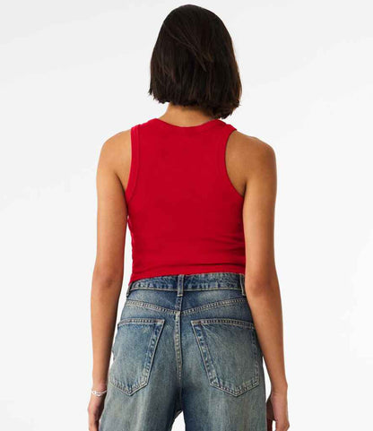 Bella Ladies Micro Rib Racer Tank Top