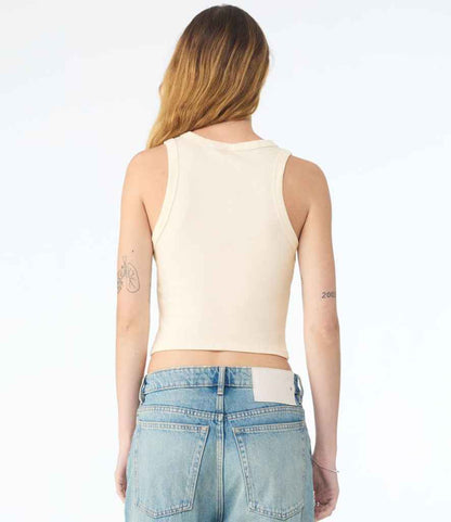 Bella Ladies Micro Rib Racer Tank Top