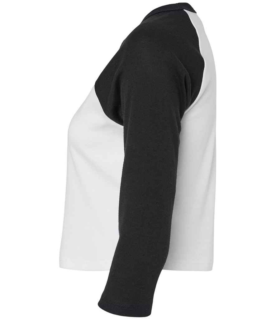Bella Ladies Micro Rib 3/4 Raglan Baby T-Shirt