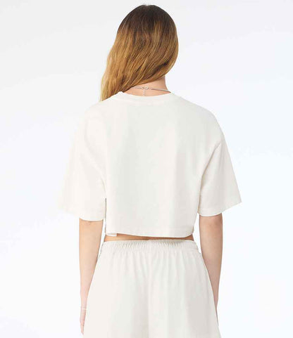Bella Ladies Heavyweight Washed Cropped T-Shirt