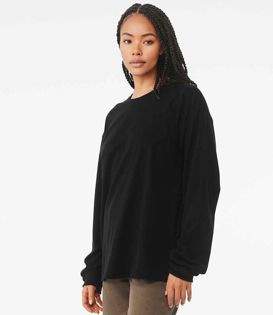 Canvas Unisex Heavyweight Long Sleeve Boxy T-Shirt