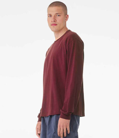 Canvas Unisex Heavyweight Long Sleeve Boxy T-Shirt