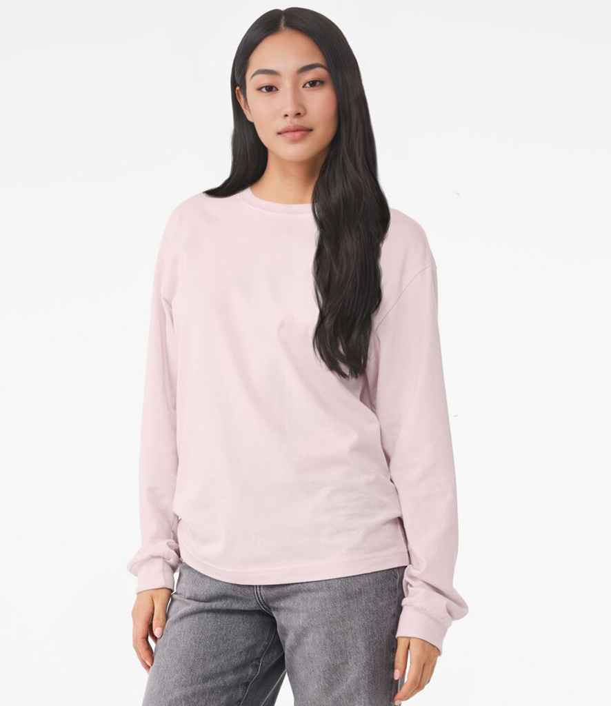 Canvas Unisex Heavyweight Long Sleeve Boxy T-Shirt