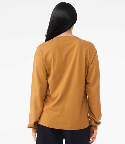 Canvas Unisex Heavyweight Long Sleeve Boxy T-Shirt