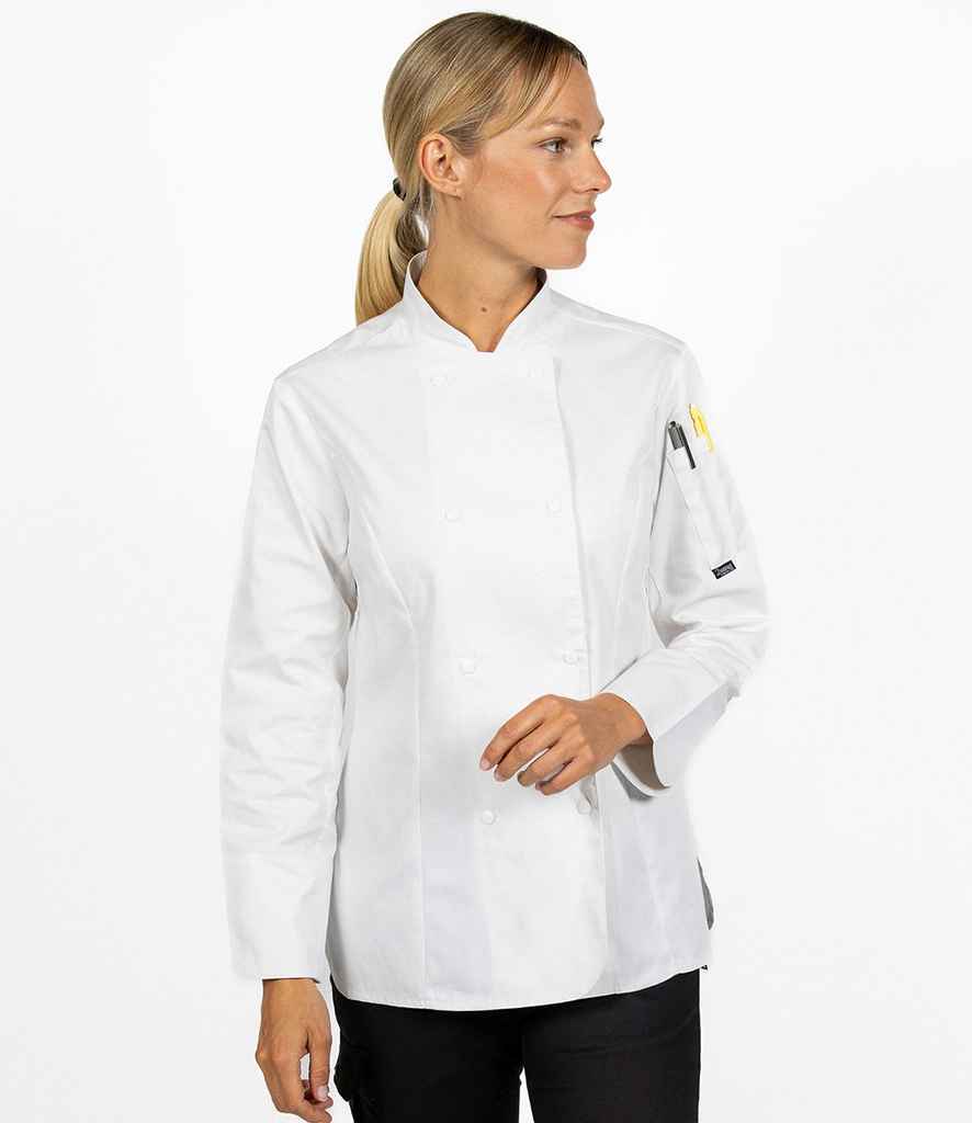 Dennys Ladies Long Sleeve Premium Chef's Jacket