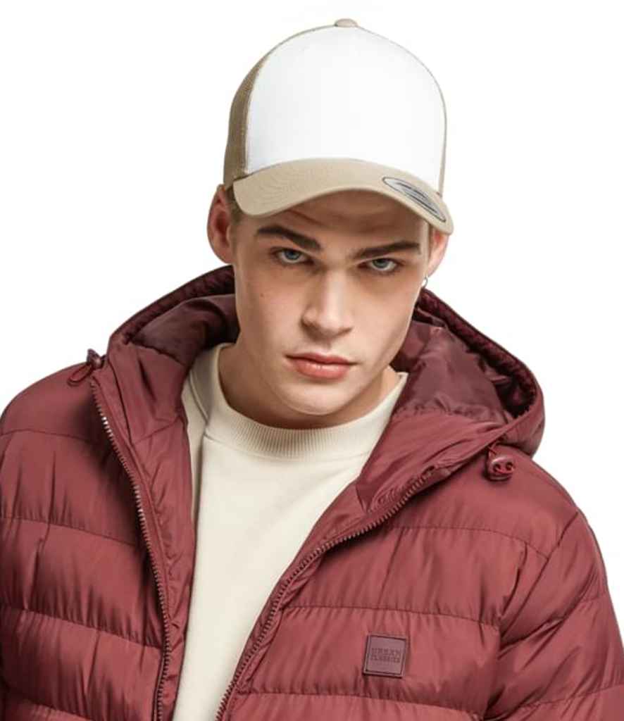 Flexfit Retro Coloured Front Trucker Cap