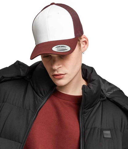 Flexfit Retro Coloured Front Trucker Cap